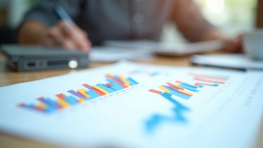 Barevné sloupcové grafy znázorňující sektorový růst