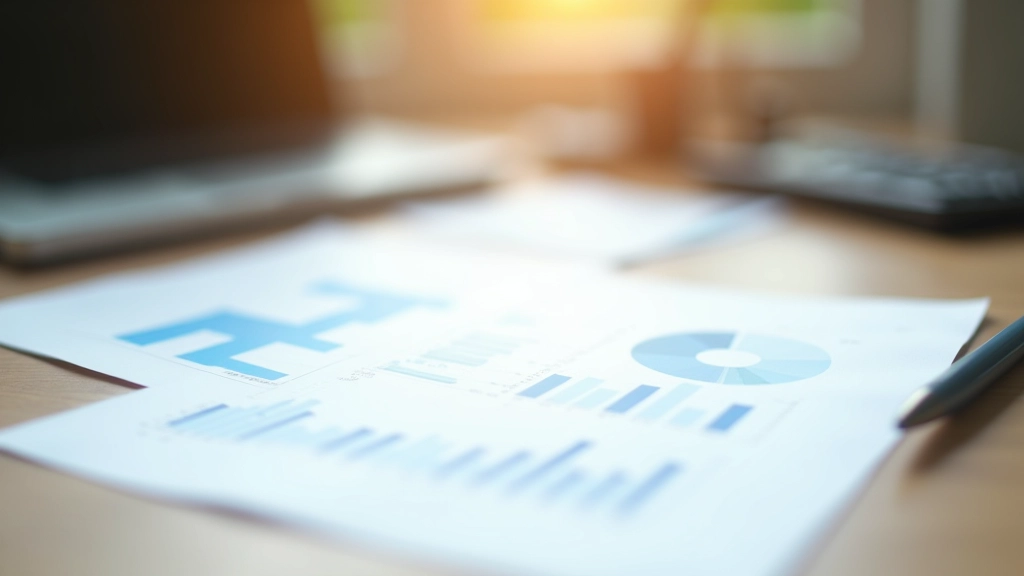 Ekonomické grafy a statistiky na papíru s perem a kalkulačkou